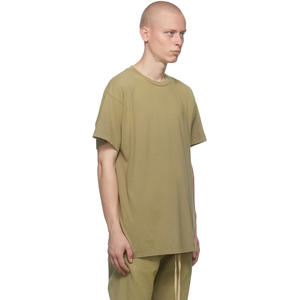 Camiseta urbana con estampado personalizado para hombre, camiseta informal de gran tamaño de Algodón 100% con hombros caídos y peso pesado para hombre - Product Image 2