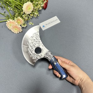 QX6R mannaia per carne coltello professionale <span class=keywords><strong>da</strong></span> <span class=keywords><strong>Chef</strong></span> forgiato <span class=keywords><strong>Set</strong></span> di posate <span class=keywords><strong>da</strong></span> cucina in acciaio inossidabile <span class=keywords><strong>coltelli</strong></span> <span class=keywords><strong>da</strong></span> macellaio con guaina - Product Image 3