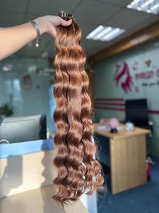 Extensión de cabello humano virgen vietnamita Super doble dibujado ondulado Remy cabello tejido estilo de onda natural - Product Image 4