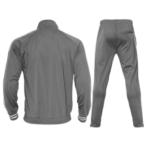 Costume pour homme coupe-vent en polyester léger avec logo personnalisé Ensemble de survêtements coupe-vent en nylon à fermeture éclair de qualité supérieure - Product Image 2