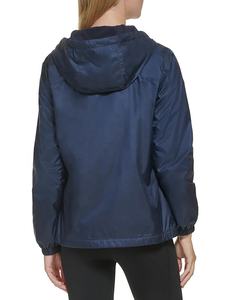 Veste coupe-vent pour femme avec impression de logo personnalisé, imperméable, 100% polyester, fermeture éclair, taille plus, vêtements d'extérieur pour l'hiver - Product Image 4