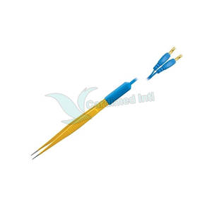 Fórceps bipolares de diseño superior Fórceps curvos bipolares de alta calidad Fórceps en ángulo aislados de 22 cm - Product Image 6