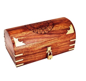 Wooden Jewellery Trinket Box Handcrafted storage and jewelry box wooden Gifts & Crafts Wooden Boxes <b>Wall</b> <b>Signs</b> - Product Image 2