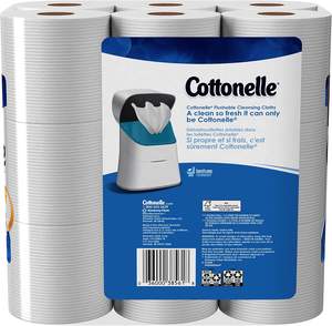 Cottonelle Ultra ComfortCare Soft Toilet Paper, Mega <b>Rolls</b>, Bath Tissue, 24 Count of 284 Sheets Per <b>Roll</b> - Product Image 6