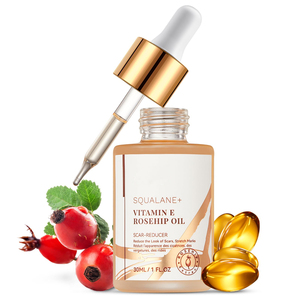 Yüz hidrat için özel etiket Squalane + E vitamini kuşburnu yağı nemlendirici izleri ve streç işaretleri azaltmak - Product Image 1