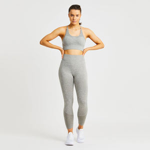 Conjunto de Yoga para Mujer de 2 Piezas, Ropa Deportiva de Alta Calidad, Logotipo Personalizado, Conjunto de Yoga para Mujer, Traje de Yoga para Correr y Hacer Ejercicio - Product Image 1