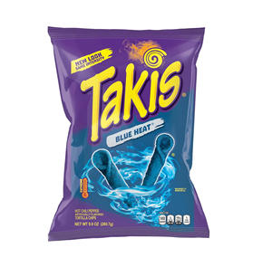 Venta al por mayor de Takiss Blue Heat, chips de chile picante, 92.3g, importados de EE. UU., 20 bolsas por caja maestra, para llevar en efectivo. - Product Image 3
