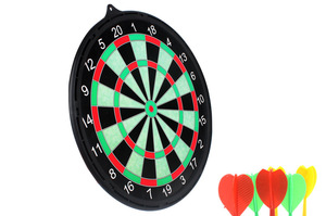 Jeu de fléchettes magnétiques double face de 41cm avec cible Bullseye Divertissement à domicile Équipement de sport de plein air comprenant des fléchettes - Product Image 3