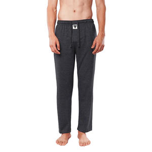 Men's Trendy Casual Pants 100% Cotton Canvas Sweatpants with <b>Drawstring</b> Closure Flat Front Mid Waist Casual <b>Trousers</b> - Product Image 2