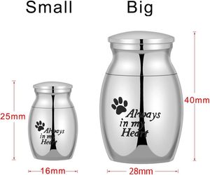 Urnas de tamaño Mini Para Hija, soporte para cenizas humanas, joyería de recuerdo conmemorativo funerario, urna de cremación de mi amigo para tamaño personalizado Unisex - Product Image 4