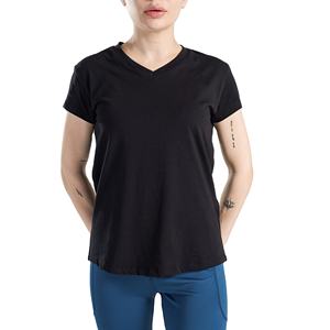 Fournisseurs de Tops décontractés stylés de fabricants de t-shirts en coton pour femmes personnalisés Vendeurs de mode Vêtements en gros Vêtements quotidiens Fabricants - Product Image 1