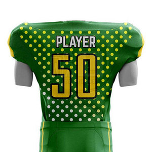 Uniforme de Fútbol Americano al por Mayor de Alta Calidad, Impresión de Logotipo Personalizado, Transpirable, 100% Poliéster, Pantalones Cortos que Absorben la Humedad - Product Image 5