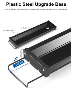 Filtro de caja de goteo de plástico para acuarios Bio, medios de acuario externos, filtro de tanque de peces superior silencioso, 3 capas, 9 rejillas - Product Image 6
