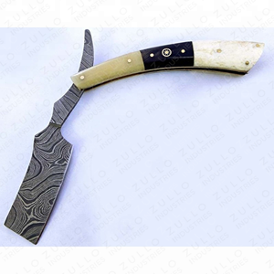 Navaja de Afeitar Recta de Acero Inoxidable con Recubrimiento de Titanio, Mango Dorado Plegable, Navaja de Barbero, Color Personalizado OEM para Hombres - Product Image 2