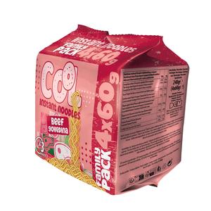 COOL Halal Fried Instant <b>Noodles</b> Wheat Flour Beef Flavour Bulk <b>Box</b> 240g 18% Fat 3-Minute Cooking DEM Kulpin 12 Months Shelf Life - Product Image 1