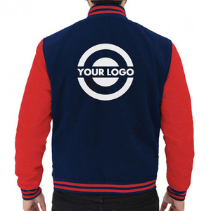 Meilleur prix Veste universitaire de luxe personnalisée pour hommes Canvas en cuir de haute qualité avec col montant Winter Letterman Design - Product Image 3