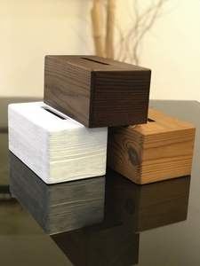 Handcrafted Wooden <b>Tissue</b> <b>Holder</b> Made For Contemporary Home Interior Office Desk Dining Tabletop - Product Image 6