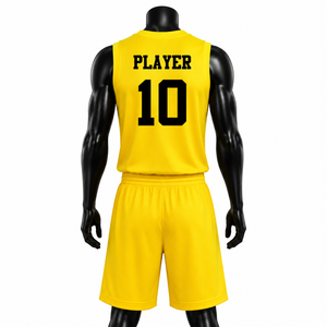 Conjunto de Uniforme de Baloncesto Personalizado, Transpirable, de Secado Rápido, Jersey y Pantalones Cortos Sublimados, Ropa de Equipo para Hombres y Jóvenes, Entrenamiento - Product Image 2