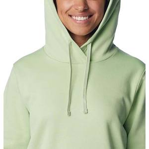 Sweats à capuche pour femmes surdimensionnés 100% coton pull à capuche Logo personnalisé sweat à capuche court respirant grande taille sweat lavé techniques - Product Image 3