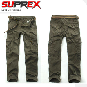 Custom Mens Heavyweight 100% Cotton Cargo <b>Work</b> Pants Multi-Pocket Tactical Durable Outdoor <b>Winter</b> Utility <b>Trousers</b> - Product Image 4