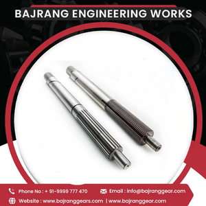 Eje estriado de acero inoxidable duradero, el último componente de núcleo de motor de gran calidad de la India a bajo precio - Product Image 6