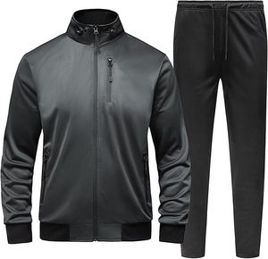 New Arrival Bán Buôn Tùy Chỉnh Thực hiện Thể Thao Của Phòng Tập Thể Dục Tập Thể Dục Công Nghệ Lông Cừu Đầy Đủ Zip Tracksuits Set Đào Tạo Tracksuits Cho Nam Giới - Product Image 1