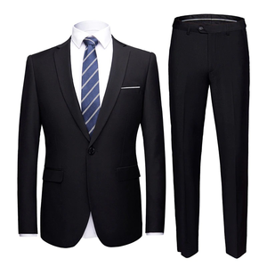 Hot trend Fashion Men Suit Slim Fit 2 Piece Set Wedding Business Suits for Man Solid Formal Prom Vest & Pants made in Vietnam