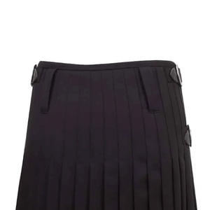 Material duradero hecho de alta calidad de color sólido escocés de cuero para hombres Kilt tradicional Highland cuero Kilts para la venta - Product Image 5