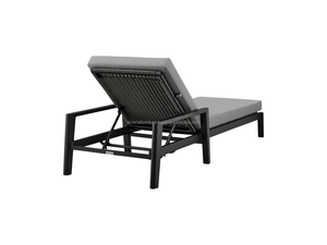 Chaise longue pliable en bois massif minimaliste moderne, mobilier d'extérieur pour piscine, hôtel, villa - Product Image 4