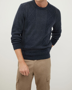 Sweat-shirt en tricot confortable en tissu doux et chaud tendance pour hommes Meilleure qualité Respirant Coupe moderne Poignets élastiques Sweat-shirt - Product Image 1