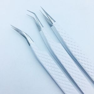 Nouvelle pince à épiler pour extension de cils en fibre vison durable nouvelle pince à cils imprimée en acier inoxydable Logo personnalisé offre pince à épiler personnalisée - Product Image 6