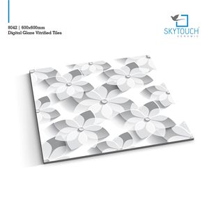 Carrelages de sol en céramique 60x120 Carreaux de salle de bain d'intérieur de grande taille en porcelaine de marbre gris émaillée résistant aux acides fabriqués - Product Image 3