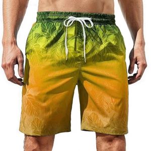 Pantalones cortos casuales de pierna recta para hombre con impresión 3D y cordón para SportsBeach DDP envío - Product Image 3
