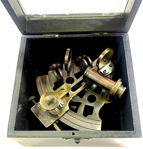 Sextante de patrón alemán Sextante náutico Sextante de latón 5 "pulgadas - Product Image 6