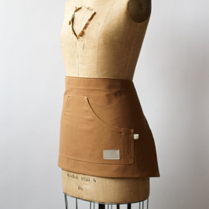 Delantal de tela para mujer-Ajuste clásico con lazo en la cintura y diseño de bolsillo práctico-Delantales de cocina ideales Delantales de Halloween - Product Image 3