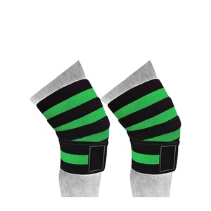 Vente en gros 2 mètre de longueur élastique genouillères respirant antidérapant réglable léger unisexe Compression pour l'haltérophilie - Product Image 4