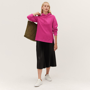 Sudaderas con Capucha Casuales de Alta Calidad para Mujer, Transpirables, Talla Grande, 100% Algodón, Logotipo Frontal Personalizable - Product Image 5