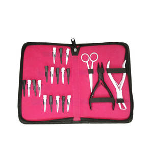 Kit d'outils de pinces d'extension de cheveux en acier inoxydable de qualité chirurgicale/outils d'extensions de cheveux de vente en gros de service OEM - Product Image 5