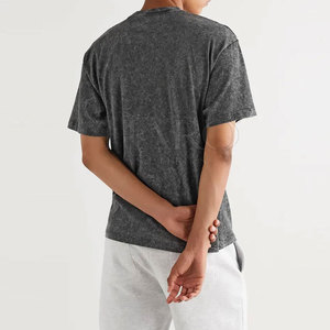 Camiseta de Algodón Premium con Lavado Ácido para Hombre, Cómoda para Uso Diario, Tela Suave Lavada, Material Transpirable, Ideal para Moda Urbana - Product Image 4