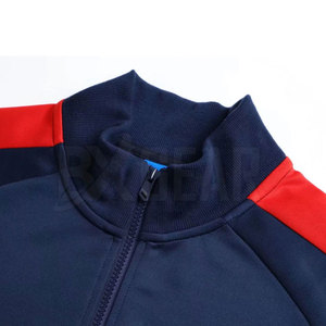 Conjunto de chándal informal de moda para hombre con chaqueta con cremallera completa y corredor de cintura elástica perfecto para el uso diario - Product Image 3