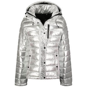 Chaqueta Acolchada Transpirable de Punto para Mujer con Logotipo Personalizado, Chaqueta de Invierno Elegante, Cálida y Gruesa de Poliéster con Diseño de Burbujas - Product Image 1