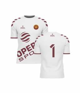 Camiseta de fútbol Retro Vintage de manga larga personalizada al por mayor camisetas de fútbol de cuello redondo de alta calidad ropa de fútbol por sublimación - Product Image 1