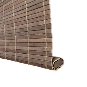 Sombra romana semitransparente de bambú para ventana, filtrado de luz de privacidad, instalación integrada, veneciano para oficina, resorte disponible gratuito - Product Image 6