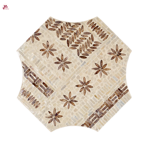 Taburetes Hechos a Mano con Incrustaciones Decorativas de Concha de Nácar Marrón para Espacios de Vida en Apartamentos - Product Image 4