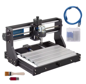 3 Axis CNC Wood <b>Router</b> PCB Milling Machine <b>Mini</b> Engraving Cutting Kit Single Motor Easy to Operate NC Studio DIY Offline Control - Product Image 3
