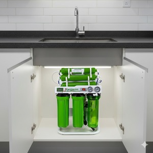 5 Stage Hotel RO <b>Filter</b> System with Light Plastic Manual Under-<b>Sink</b> & Portable <b>Water</b> Purification 100 GPD Self-Cleaning - Product Image 1