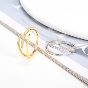 Anillo de moissanita de diseño clásico para mujer, banda de boda de compromiso de Aniversario de Plata de Ley 925 sólida, regalo para niñas - Product Image 5