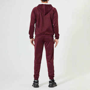 Traje de gimnasio para hombre, chándal, traje de Jogger de dos piezas, ropa cómoda de manga larga para entrenamiento y fitness - Product Image 3