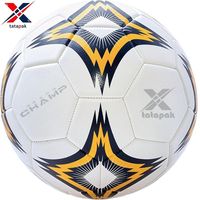 Balón de Fútbol PU Profesional de Alta Calidad Hecho en Pakistán 2026, Blanco y Rojo, Talla 5, Resistente al Agua, para Deportes al Aire Libre, Superventas