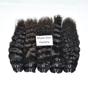 Nouveau meilleur fournisseur fiable 100% extensions de cheveux humains frisés humains de temple indien bruts, non transformés et vierges à vendre - Product Image 4